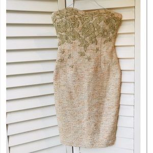 ✨ Badgley Mischka Strapless Dress